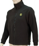 Poseidon Fleecejacke schwarz mit Logo