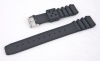 Poseidon Neoprenarmband 20 mm silber